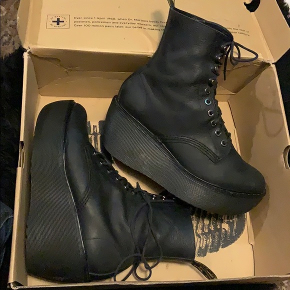 Dr. Martens Shoes - Extremely rare Dr Martens Jamila Platform Wedge